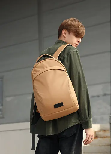 Чоловічий рюкзак Sambag Zard LZNm бежевий 43 х 27 х 13 см (25000026m) - фото 2