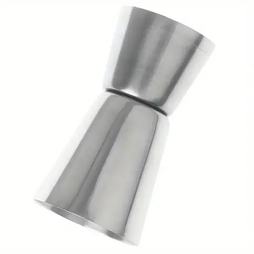 Джигер мерный стакан 50/25 мл для бармена из нержавеющей стали, мерник для бара, Kitchen Master 87559 - фото 1