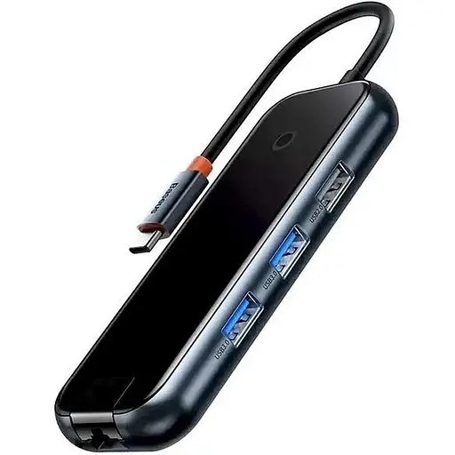 Конвертер - хаб Baseus AcmeJoy 5-Port Type-C адаптер WKJZ010213 - фото 1