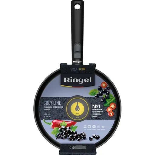 Сковорода для млинців Ringel Grey Line зі з`ємною ручкою 24 см (RG-1155-24p) - фото 4