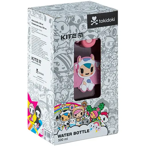 Бутылочка для воды Kite TK Tokidoki 500 мл розовая (TK24-1203) - фото 7