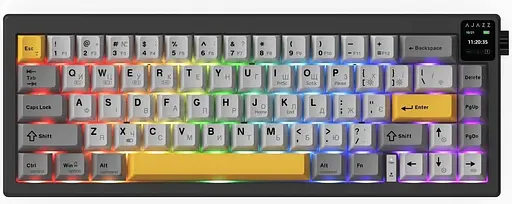 Клавіатура Ajazz AK650 Flying Fish Switch Black (AK650-FF-BGY) - фото 1