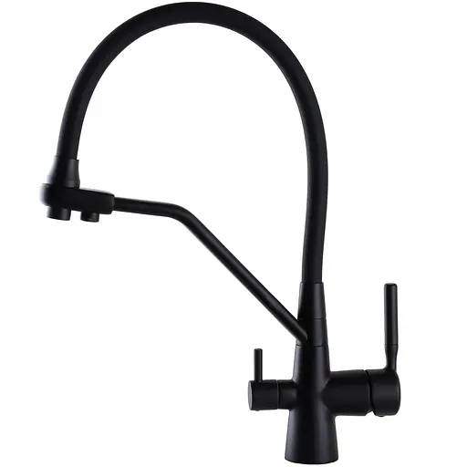 Смеситель для кухни под осмос Globus Lux GLLR-0800-10-01 000024671 Черный матовый - фото 6