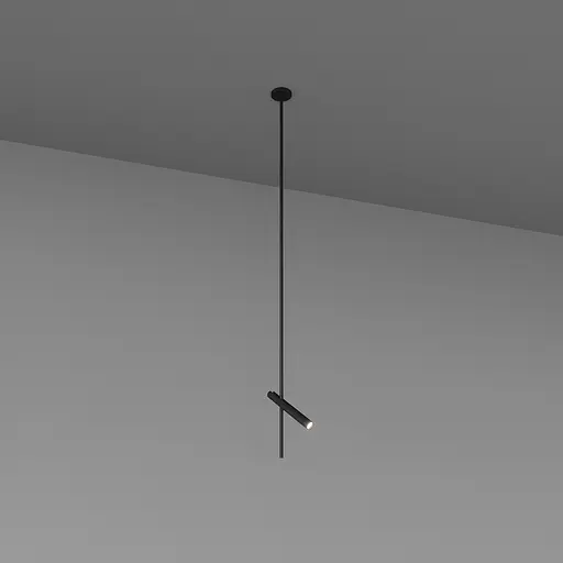 Вбудований світильник Skarlat RSL74248-1 1x7W BK 3000K - фото 1