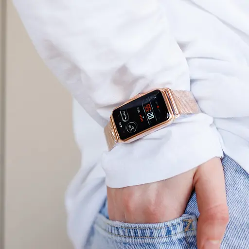 Часы Smart Mioband Nano+ Gold, 2 ремешка - фото 6