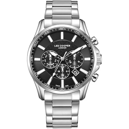 Наручний годинник чоловічий Lee Cooper SuperMetal Сріблястий (3429)