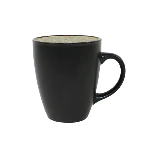 Чашка Ardesto Bolzano, 380 мл, кераміка, чорно-коричневий (AR2938BB)