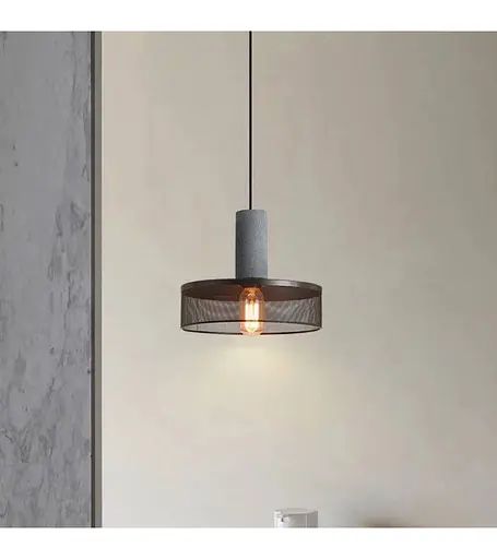 Люстра-підвіс Romin 8990-E підвіс чорний+ сірий - фото 1