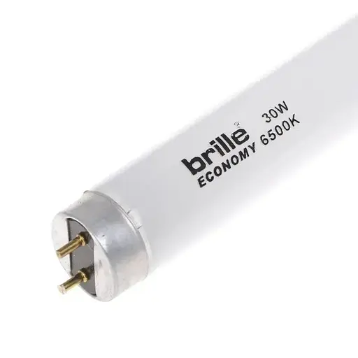 Лампа Brille люмінесцентна лінійна 30W G13 CW Т8 LF Economy 220 В