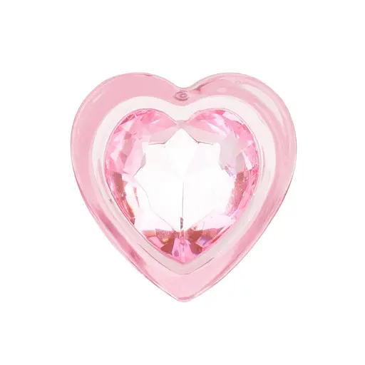 Анальна пробка EasyToys Anal Plug Glass S 7 см (рожевий) - фото 4