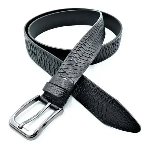 Ремінь шкіряний Le-Mon чоловічий 110-125х3,5 см acs0023828 - фото 1