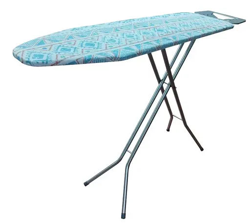 Дошка для прасування Casa Si Ben 110x30 Silver Blue Ornament (CS98090G323) - фото 1