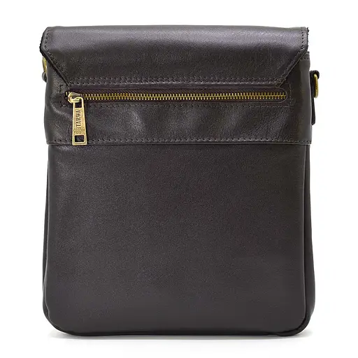 Чоловіча шкіряна сумка через плече TARWA 25х24х5 см sum0025380 - фото 4