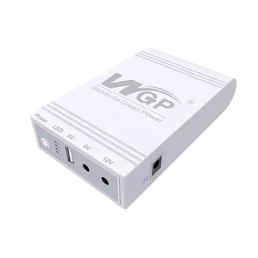 Комплект Mini UPS с блоком питания: источник бесперебойного питания Mini UPS WGP UPS103C 16000mAh 5V/12V/12V, Li-ion 4*4Ah, Li-ion 4*4Ah, для роутера и оптического терминала, а также блок питания SPF-1202B 12V/2A (24W) (42-00259) - фото 7