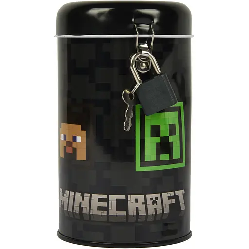 Скарбничка кругла Yes Minecraft Heroes 13х7,6 см металева (708577)