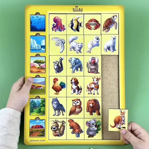 Дерев'яний дитячий сортер "Асоціації тварини" (ПСД300) PSD300 - фото 4