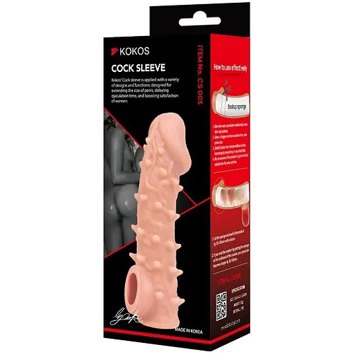 Насадка на член Kokos Cock Sleeve CS 005 M - фото 2