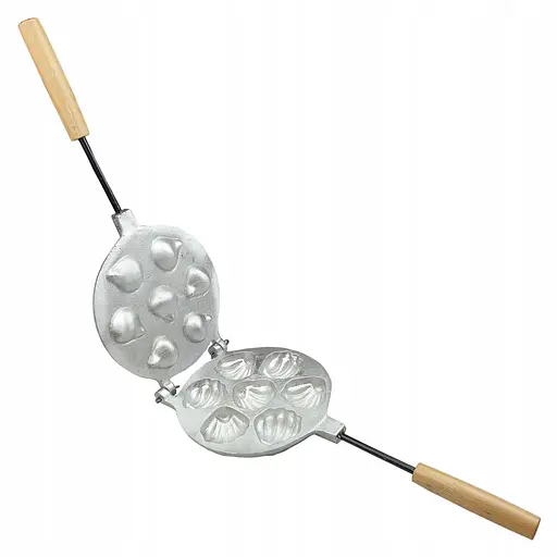 Форма для випічки печива "Кураб'є" (7 мушель), Ласунка Бежевий 81916 - фото 4