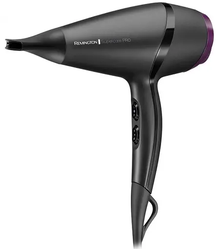 Фен Remington Supercare PRO 2100 AC motor, 2100Вт, 3 режими, іоніз-я, хол. обдув, чорний - фото 5
