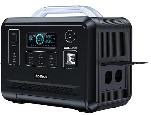 Зарядна станція портативна Choetech BS005 1200 Вт (960 Вт*годинник)