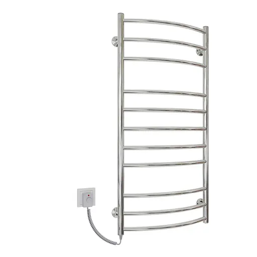 Электрический полотенцесушитель Kosser Дуга Элит 1000x500/11 EL рег. ДДЕ01ЕL, Хром, Левое - фото 1