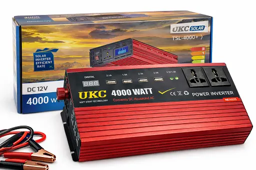 Преобразователь напряжения Power Inverter 4000W с 12V на 220 - фото 1