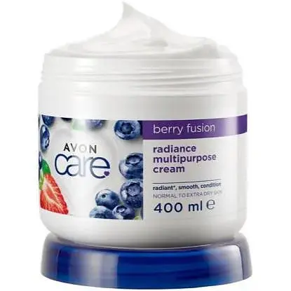Мультифункціональний крем для обличчя рук та тіла Avon Ягідний мікс 400 мл - фото 1