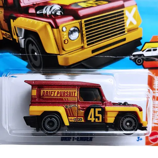 Базова машинка Hot Wheels Truckin Along Drift-Ender червоно-помаранчева (5785) JJH90-N521 - фото 3
