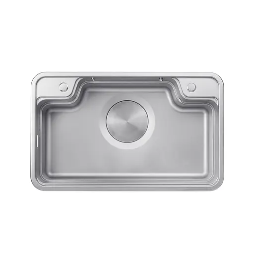 Кухонна мийка Kroner KRP Dekor - SET7848 (1.0 мм) CV033567, Нержавіюча сталь - фото 3