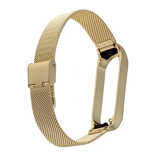 Ремешок Миланская Петля Mi Band 5/6 Gold - фото 2
