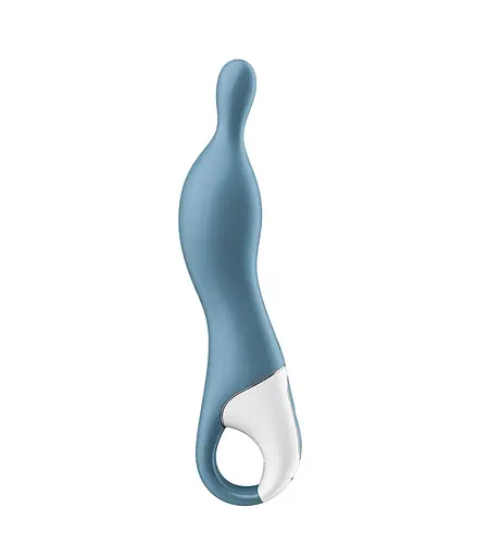 Вібратор Satisfyer A-Mazing 1 21.7 см блакитний - фото 4