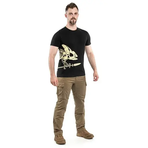 Футболка Helikon-Tex Full Body Skeleton Black M - фото 4