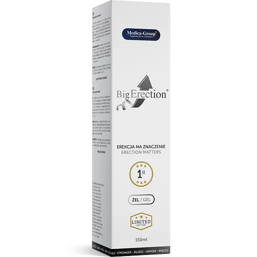 Гель Medica-Group Big Erection Gel для улучшения эрекции для мужчин 150 мл - фото 3