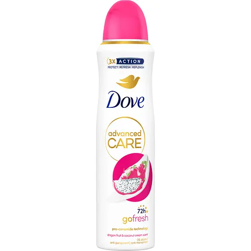 Антиперспирант-аэрозоль Dove Питая и кокосовые сливки до 72 часов 150 мл