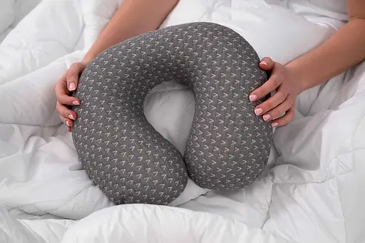 Подушка ортопедична Ardesto Sleepwell Travel, 34х29х10см, сірий (ART3429NEP) - фото 8