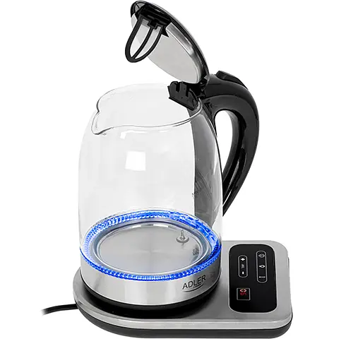 Электрочайник Стеклянный 1.7 л Adler AD 1293 с регулировкой температуры - фото 7