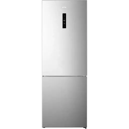 Холодильник Gorenje с нижн. мороз. камерой высота 200 см глубина 70 см 347(109) л А++ NF дисплей инвертор нерж. - фото 1