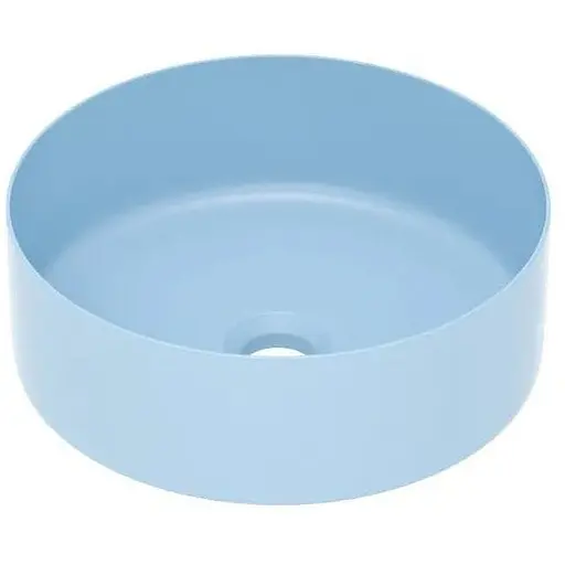 Умивальник накладний Imprese 35,8x35,8x13,7 см matt blue i11102MB, Блакитний матовий - фото 1