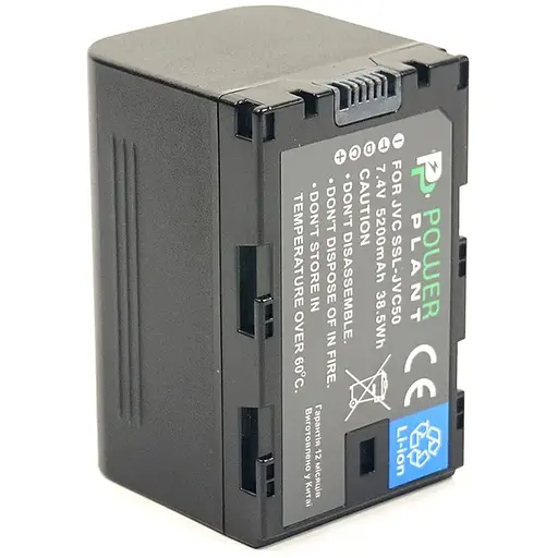 Акумулятор PowerPlant JVC SSL-JVC50 5200mAh