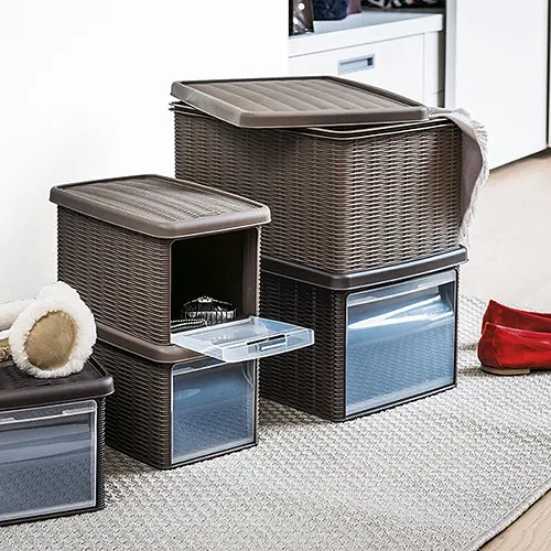 Контейнер для хранения с крышкой Stefanplast Elegance М 15л (30012) - фото 2