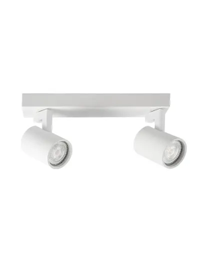 Світильник поворотний, спот Goldlux 328731 Lynx GU10 2x10W IP20 білий - фото 1