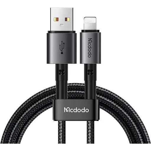 Кабель Mcdodo Prism Series Lightning Data Cable 1.2 м CA-3580 Чорний