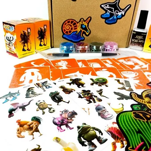 Подарочный набор "Брейнрот" Fresh Tattoo gift-box-brainrot-3kids - фото 5