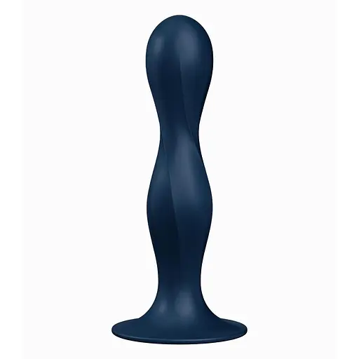 Фаллоимитатор Satisfyer Double Ball-R 17.7 см синий