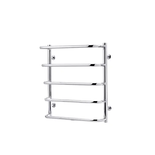 Полотенцесушитель водяной Kroner Каскад скоба ДКС03 600x530/5 CV023857, Хром, нижнее - фото 1