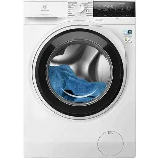 Стиральная машина Electrolux фронтальная 9 кг 1400 A+++ 66 см дисплей пара инвертор автодоз белый