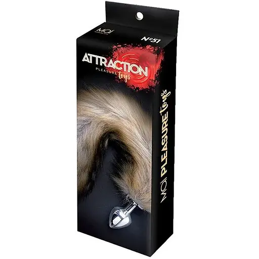 Анальна пробка Mai Attraction Toys Лисячий Хвіст №51 - фото 2