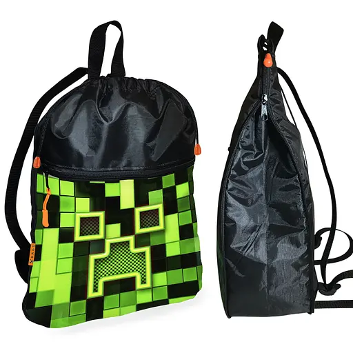 Шкільний рюкзак дитячий Minecraft + Сумка для взуття спортивної форми рюкзак-мішок для хлопчика (01714) - фото 2