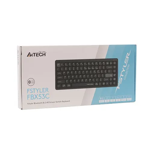 Клавіатура A4Tech FBX53C Wireless/Bluetooth UA Black 4711421001908 - фото 12
