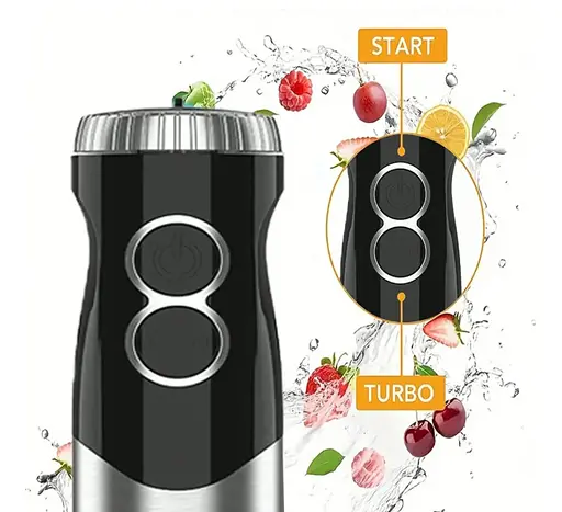 Занурювальний блендер Sokany SK-02006 2 швидкості Turbo нержавіюча сталь 800 Вт - фото 3